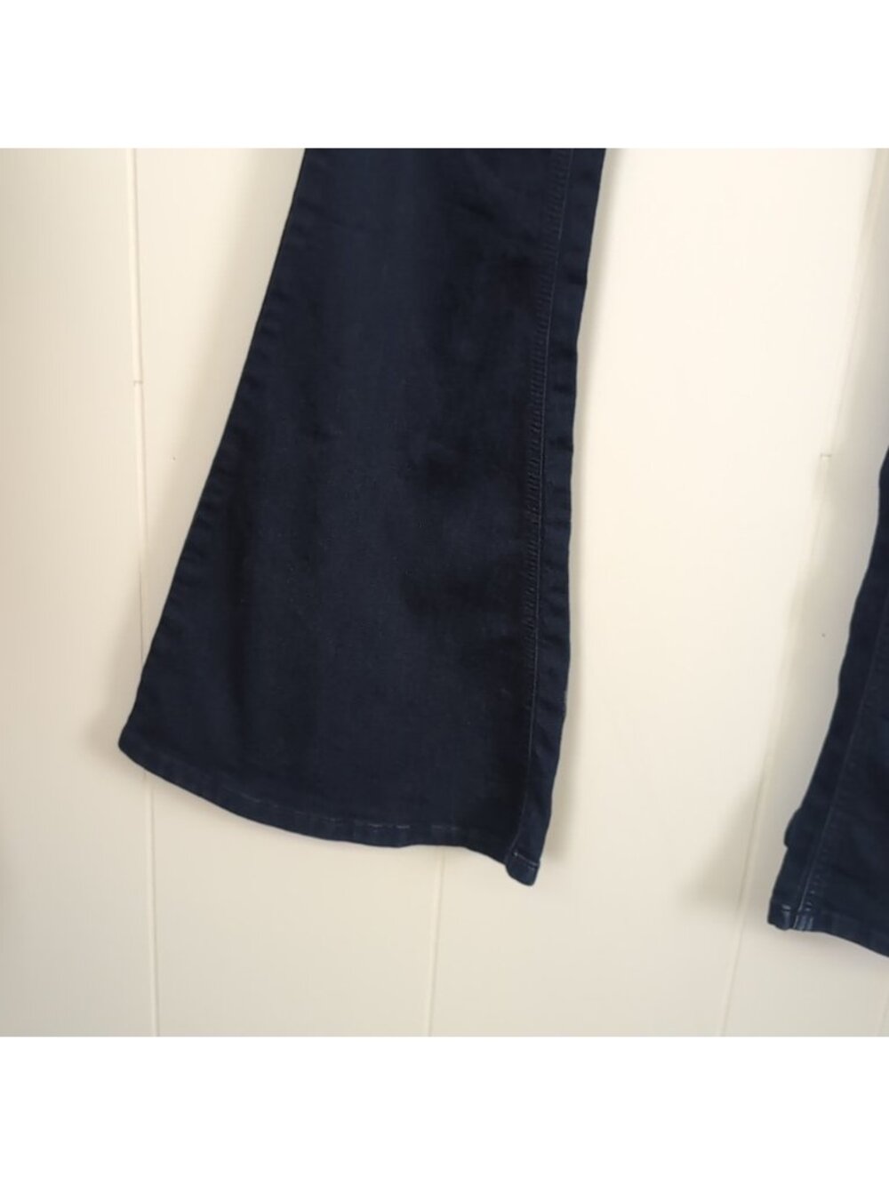 Free People High Rise Bell bottoms  Dark Navy Blue - Picture 4 of 9